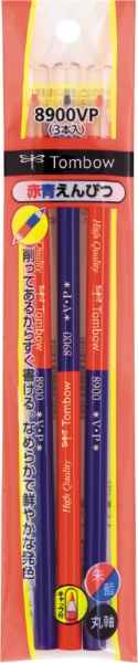 赤青鉛筆 3本パック BCB-362 トンボ鉛筆｜Tombow 通販 | ビックカメラ.com