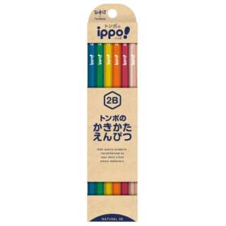 ippo!(ippo)柿子的方法铅笔Natural花纹KB-KNN04-2B[1打/12部2B的(的)]