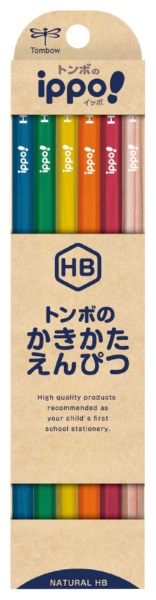 ippo!(ippo)柿子的方法铅笔Natural花纹GB-KNN04[1打/12部HB的(的)]