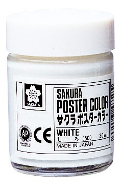 ポスターカラー30ml白 サクラクレパス｜SAKURA COLOR PRODUCT 通販