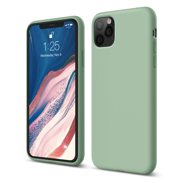 elago 初回限定 エラゴ SILICONE CASE 2019 for iPhone11 EL_IKLCSSCS2_GR Pro 正規認証品 新規格 Green パステルグリーン Max Pastel
