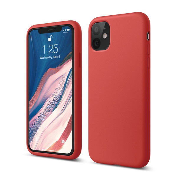 elago エラゴ SILICONE CASE 2019 for iPhone11 (Red) レッド ...