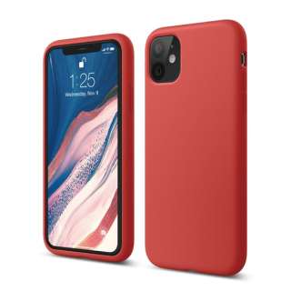 elago GS SILICONE CASE 2019 for iPhone11 (Red) bh EL_IKMCSSCS2_RD