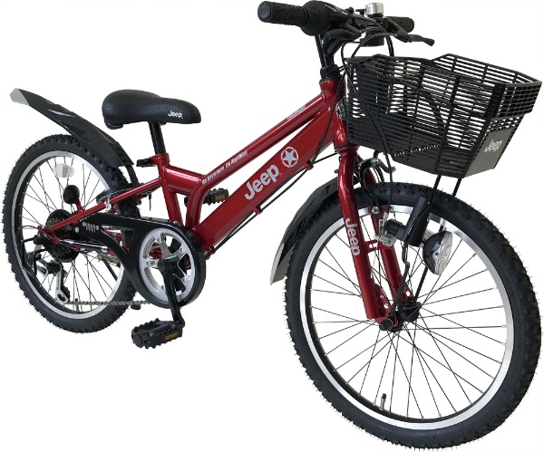子供用自転車24インチレッド - 自転車本体