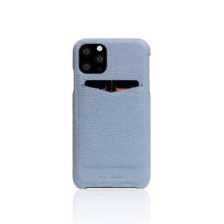 iPhone11 Pro Full Grain Leather Back Case Powder Blue[，为处分品，出自外装不良的退货、交换不可能]