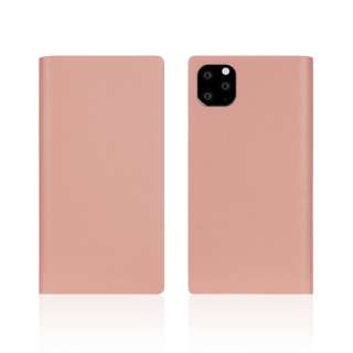 iPhone11 Pro Calf Skin Leather Diary Baby Pink sN yïׁAOsǂɂԕiEsz