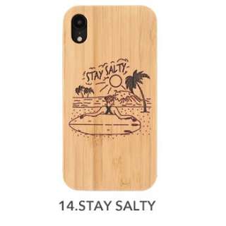 [iPhone XRp]kibaco BAMBOO RUBBER CASE kibaco STAY SALTY 663-104207