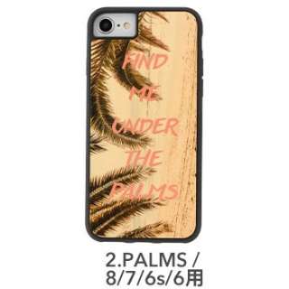[iPhone 8/7/6s/6p]kibaco WOOD iPhone Case kibaco FIND ME UNDER THE PALMS 663-104504