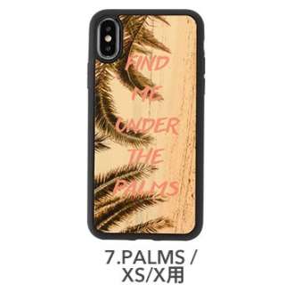 [iPhone XS/Xp]kibaco WOOD iPhone Case kibaco FIND ME UNDER THE PALMS 663-104559 yïׁAOsǂɂԕiEsz