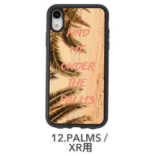 [iPhone XRp]kibaco WOOD iPhone Case kibaco FIND ME UNDER THE PALMS 663-104603 yïׁAOsǂɂԕiEsz