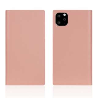 iPhone11 ProMax Calf Skin Leather Diary Baby Pink sN yïׁAOsǂɂԕiEsz