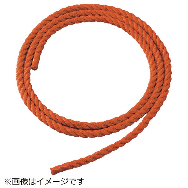 ＴＲＵＳＣＯ 交換用ロープ ２連はしご５４用 ９ｍ オレンジ色 TDLR-54