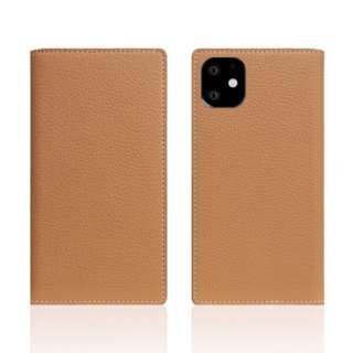 iPhone11 Full Grain Leather Case Caramel Cream yïׁAOsǂɂԕiEsz