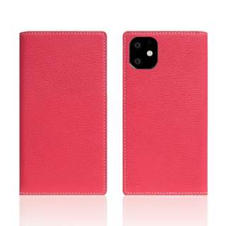 iPhone11 Full Grain Leather Case Pink Rose yïׁAOsǂɂԕiEsz
