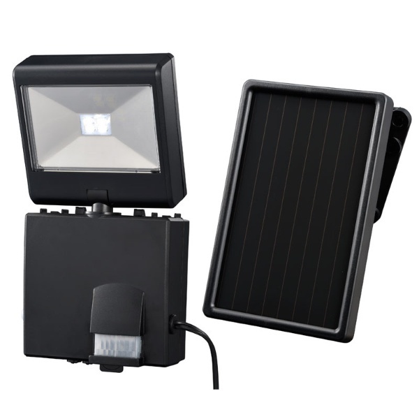 ソーラー式 LEDセンサーライト 1灯 monban ブラック LS-SH1D4-K オーム電機｜OHM ELECTRIC 通販 
