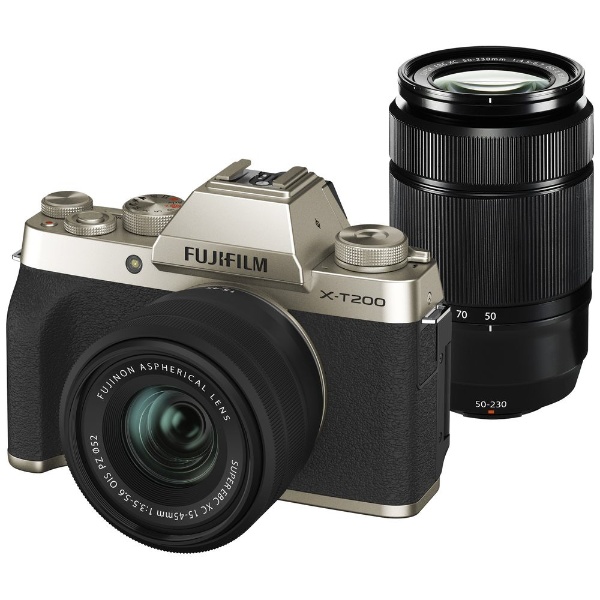 ★ほぼ新品★ FUJIFILM ミラーレス一眼カメラ X-T200WZLK-DS
