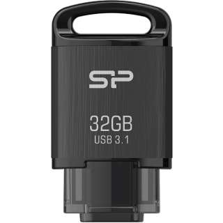 USBメモリ Mobile C10 ブラック SP032GBUC3C10V1K [32GB /USB TypeC /USB3.1 /スライド式]