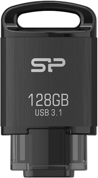 シリコンパワー USBメモリ 128GB USB3.0 スライド式 Blaze B05 ブラック SP128GB