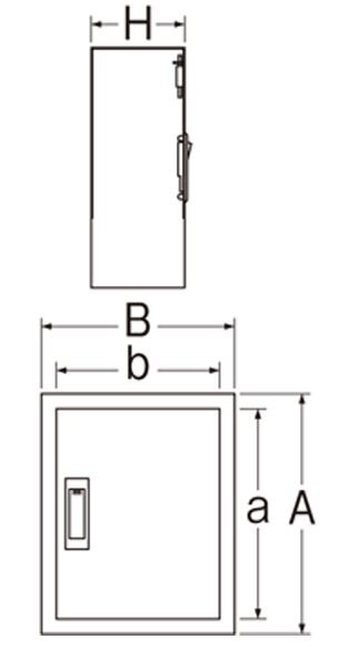 カギ付散水栓ボックス（壁面用） R812245X200 SANEI｜サンエイ 通販