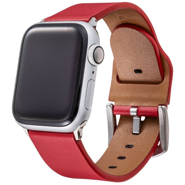 Genuine Leather Watchband for Apple Watch 5/4/344/42mm å GWBIGAW01RED