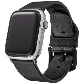Genuine Leather Watchband for Apple Watch 5/4/3i38/40mmj ubN GWBIGAW02BLK
