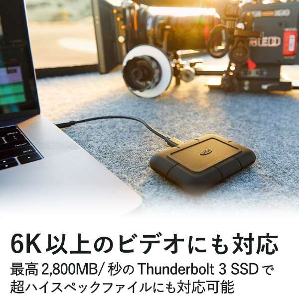 STHZ2000800 OtSSD Thunderbolt 3ڑ Rugged SSD Pro(Mac/Windows11Ή) [2TB /|[^u^]_2