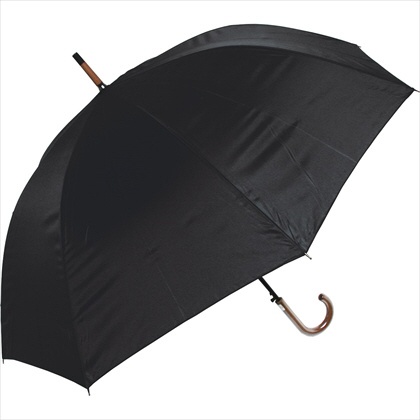 長傘 在庫あり MUJI 無地 BLACK 迅速な対応で商品をお届け致します 雨傘 メンズ 410-007 65cm