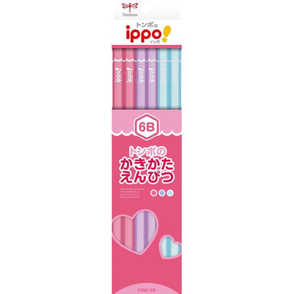 ippo!(ippo)柿子的方法铅笔Plain花纹KB-KPW04-6B[1打/12部6B的(的)]