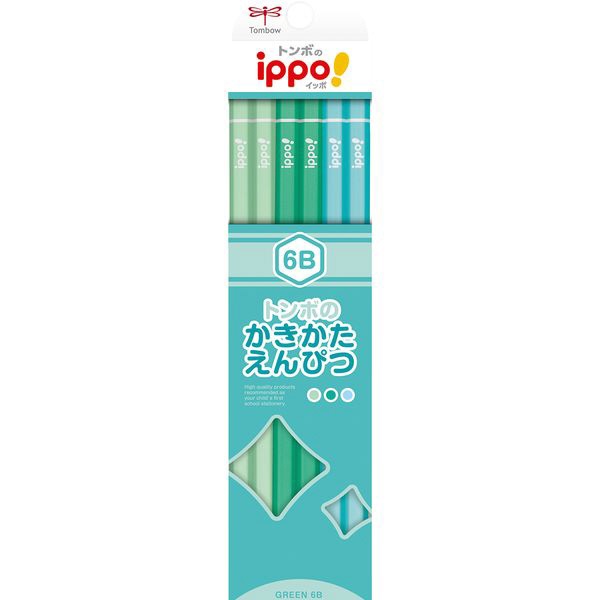 ippo!(ippo)柿子的方法铅笔Plain花纹KB-KPN04-6B[1打/12部6B的(的)]
