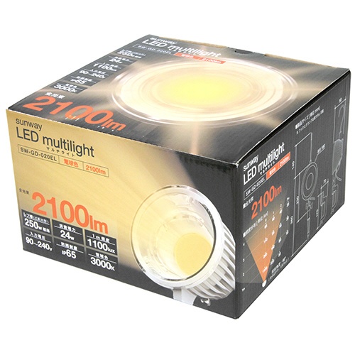 LEDマルチライト電球色SW-GD-020EL