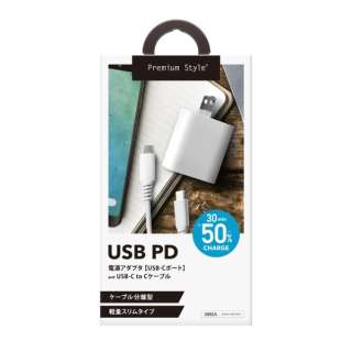 USB PD dA_v^ USB-C|[g USB-C & USB-CP[ut Premium Style zCg PG-PD18AD4W [USB Power DeliveryΉ]