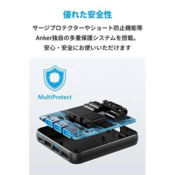 Anker PowerPort Atom III Slim iFour Portsj ubN A2045511 [USB Power DeliveryΉ /4|[g /GaN(KE) ̗p]_5