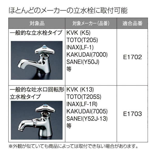KVK 洗面用 立水栓13(泡沫)(マットブラック) 立水栓(単水栓) - 3