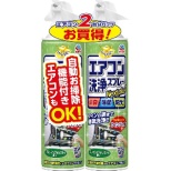 raku hapieakon清洗喷雾Nextplus新鲜福里斯特(420mlx2)[供家用电器使用的洗涤剂]