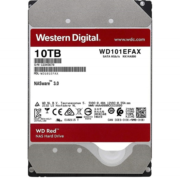 WesternDigital WD101EFAX 10TB 内蔵HDD-