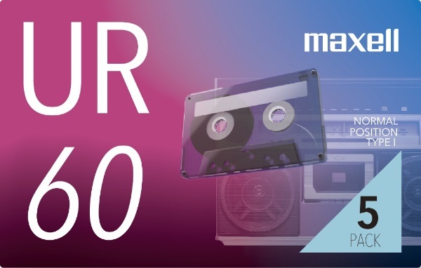 オーディオカセットテープ60分5巻パック UR-60N5P [5本 /60分 /ノーマルポジション] マクセル｜Maxell 通販 |  ビックカメラ.com