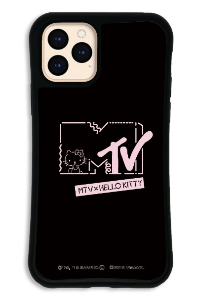 iPhone11Pro WAYLLY-MK 配送員設置送料無料 公式ストア × MTV ハローキティ セット カワイイポップ mkmtvk-set-pro-kbl WAYLLY ドレッサー ロゴブラック