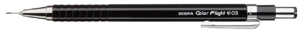 シャープペンシル(シャーペン） カラーフライト ヨーロピアンカラー ブラック MAS53-BK [0.3mm]