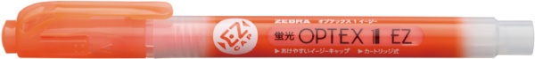 【新品】（まとめ） ゼブラ 蛍光オプテックス 1-EZ オレンジ 【×50セット】
