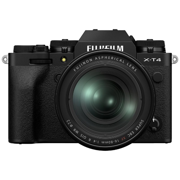 カメラ ビデオカメラ X-T4-B ミラーレス一眼カメラ XF16-80mmレンズキット ブラック 