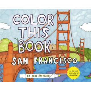 【バーゲンブック】COLOR THIS BOOK SAN FRANCISCO