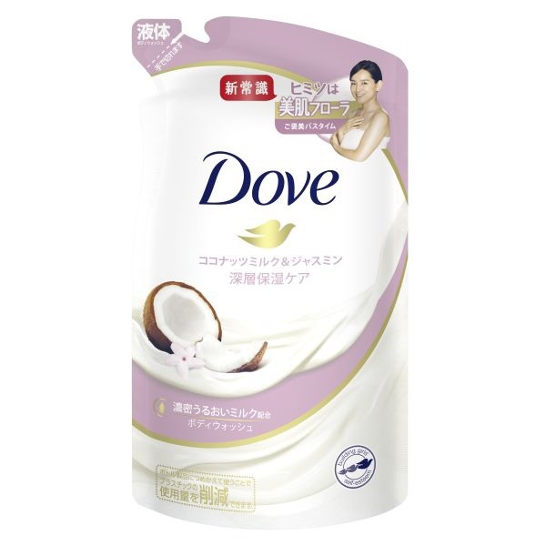 Dove（ダヴ）ボディウォッシュ ココナッツミルク＆ジャスミン つめかえ用 340g 〔ボディソープ〕 ココナッツミルク＆ジャスミン ユニリーバＪＣＭ｜ Unilever 通販 | ビックカメラ.com