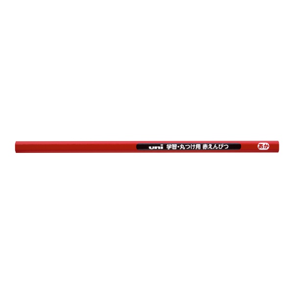 uni(ユニ) 学習・丸つけ用 赤鉛筆 1ダース(12本) KGMYAK 三菱鉛筆