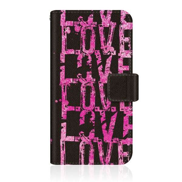 CaseMarket iPhone SEi1j4C`X蒠^P[X LOVE. LOVE. LOVE. The Pink X _CA[ iPhoneSE-BCM2S2235-78_1
