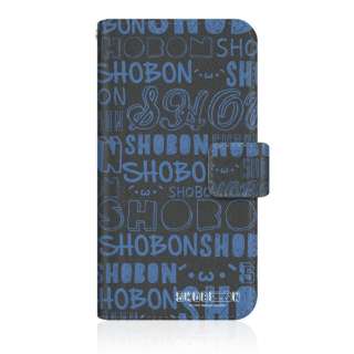 SHOBON iPhone7 スリム手帳型ケース ショボーン (´・ω・`) クラシック ブルー iPhone7-BSB2S2611-78