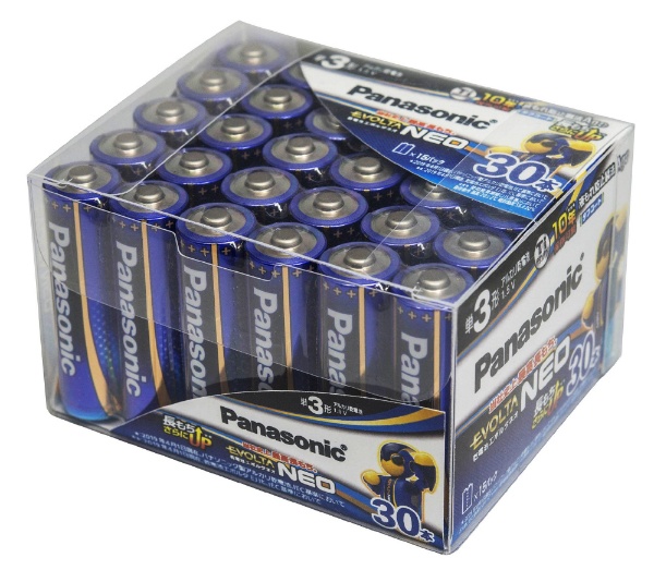 人気ブランド多数対象人気ブランド多数対象Panasonic アルカリ乾電池 エボルタNEO LR6NJ 4H 紙袋パッケージ 単3形 4本入 乾電池 