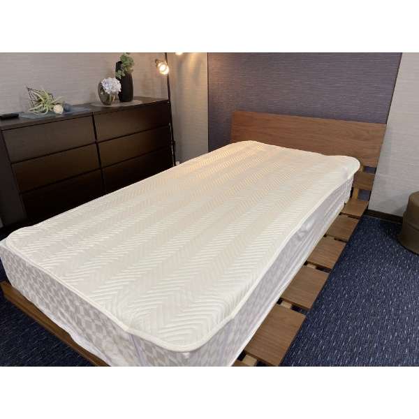 [床垫衬]可洗床垫衬加宽单人床尺寸(120x200cm/浅驼色)[床垫衬]_1