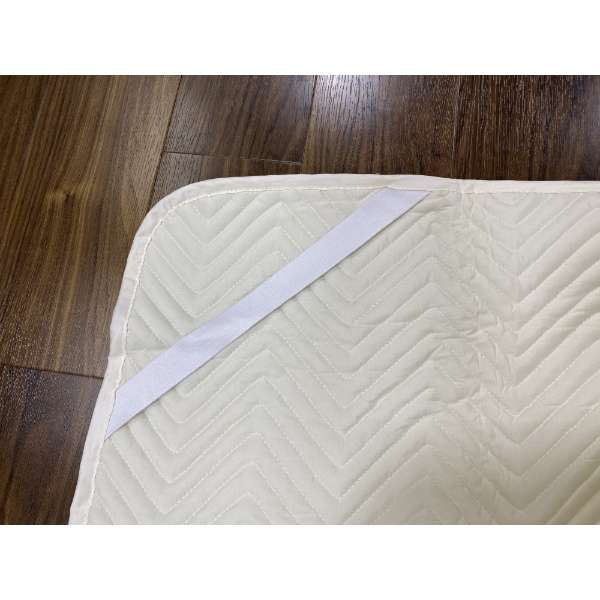 [床垫衬]可洗床垫衬加宽单人床尺寸(120x200cm/浅驼色)[床垫衬]_4