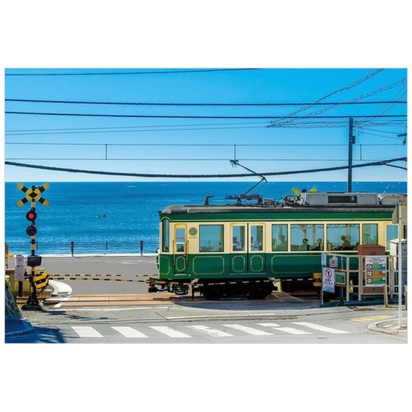 ジグソーパズル 26-340 鉄道の旅 江ノ電と踏切-神奈川 エポック社