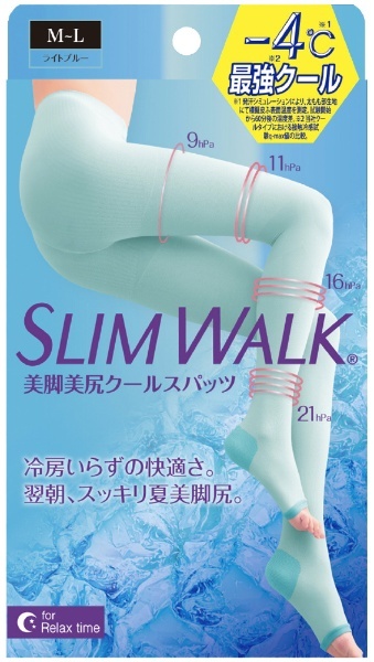 SLIM WALK（スリムウォーク）美脚美尻クールスパッツ ML 〔着圧ソックス〕 スリムウォーク ピップ｜pip 通販 | ビックカメラ.com